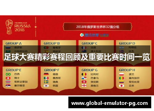 足球大赛精彩赛程回顾及重要比赛时间一览